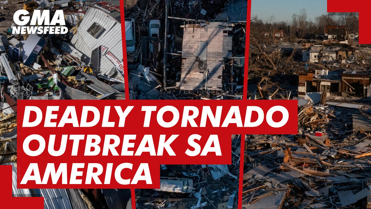 Deadly tornado outbreak sa America | GMA News Feed