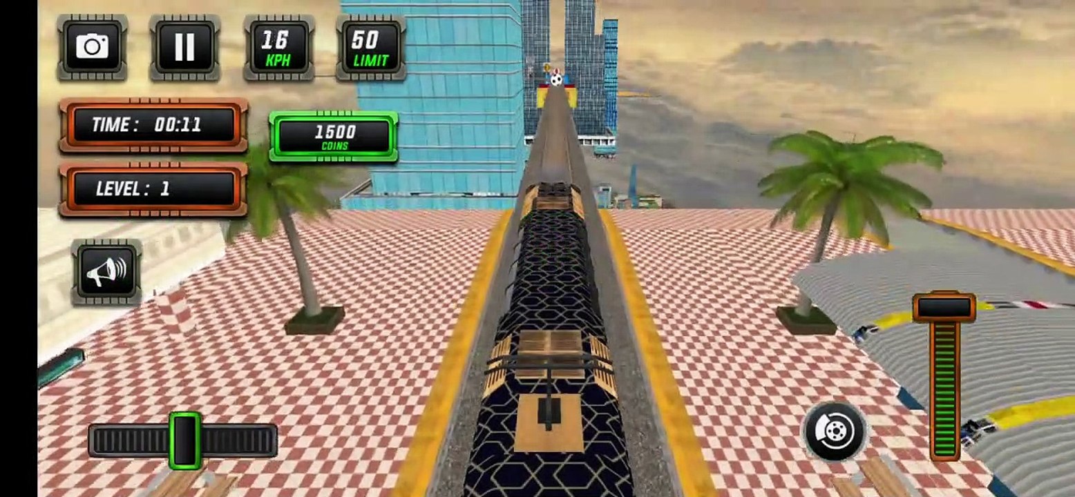 Mega Ramp Train Stunt Game _ Android Gameplay