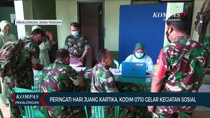 Скачать видео: Peringati Hari Kartika, Kodim 0710 Pekalongan Gelar Aksi Sosial