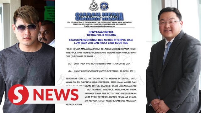 IGP: Interpol Red Notice on Jho Low, Nicky Liow out, but for enforcement agencies’ attention only