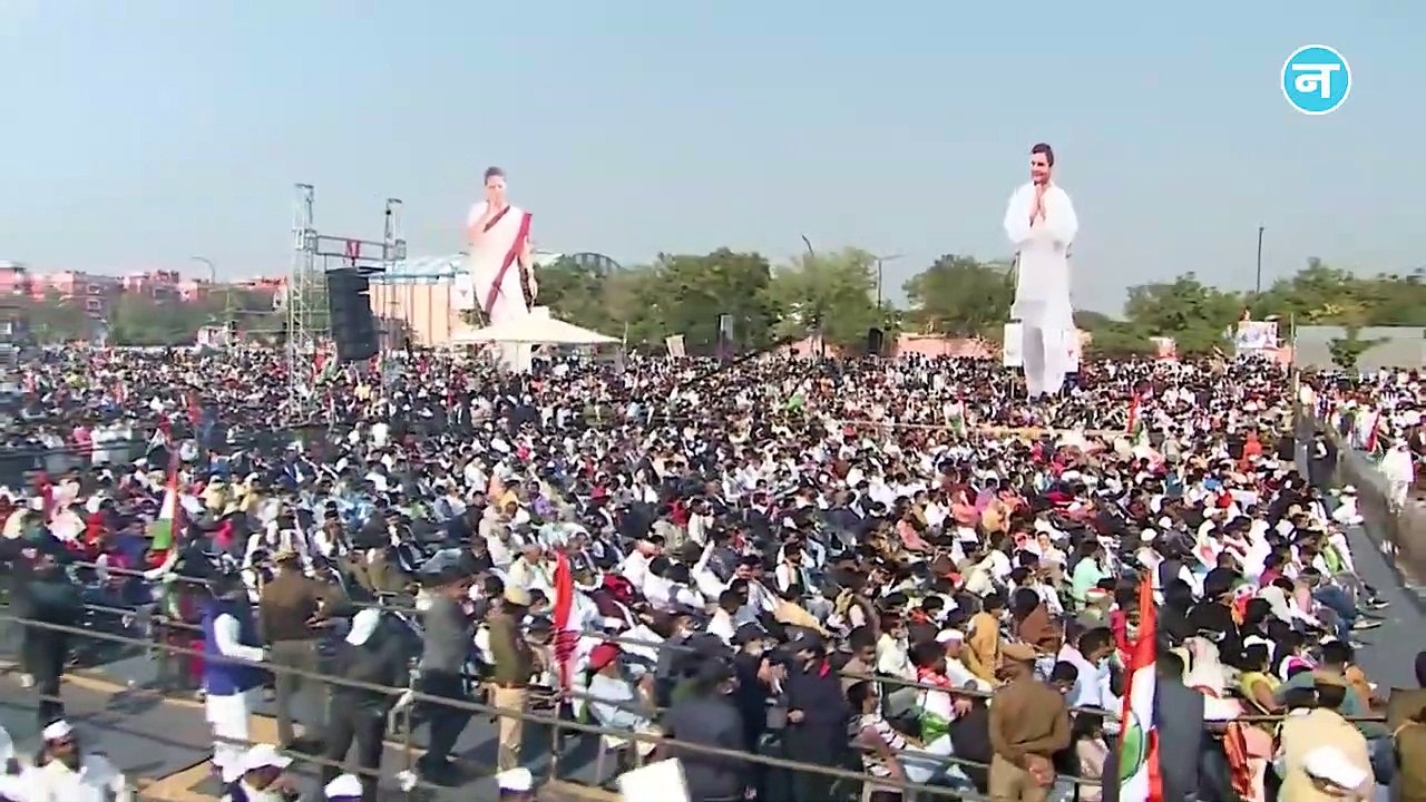 जयपुर में राहुल बोले- देश में हिंदुत्ववादियों का राज, हिंदुओं का नहीं