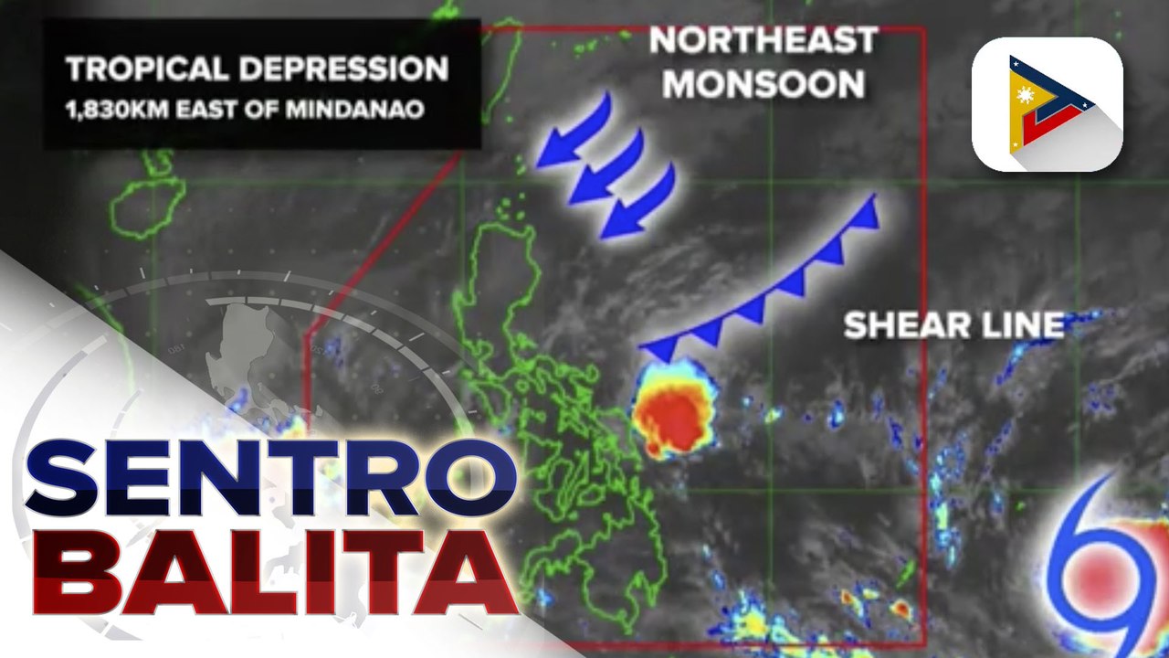 PTV INFO WEATHER: Binabantayang tropical depression, posibleng pumasok ng PAR bukas ng gabi o sa Miyerkules ng madaling araw;  Naturang bagyo, inaasahang lalakas pa