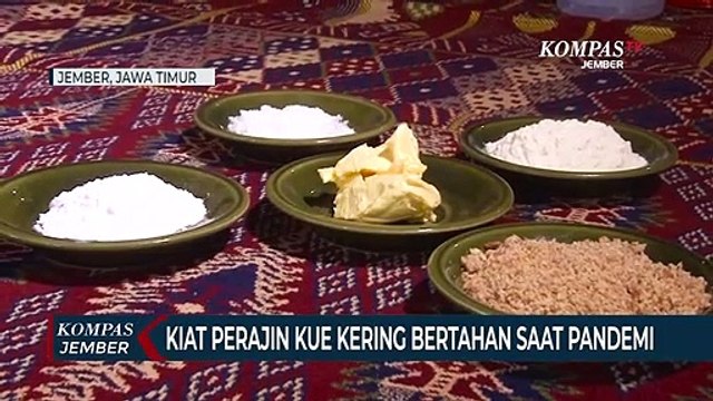 Kiat Perajin Kue Kering Bertahan Saat Pandemi Covid-19