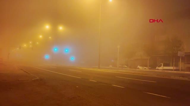 MARDİN VE ÇEVRE İLLERDE YOĞUN SİS; 3 KENTTE UÇAK SEFERLERİ İPTAL EDİLDİ