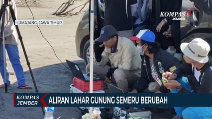 Aliran Lahar Gunung Semeru Berubah Setelah Erupsi