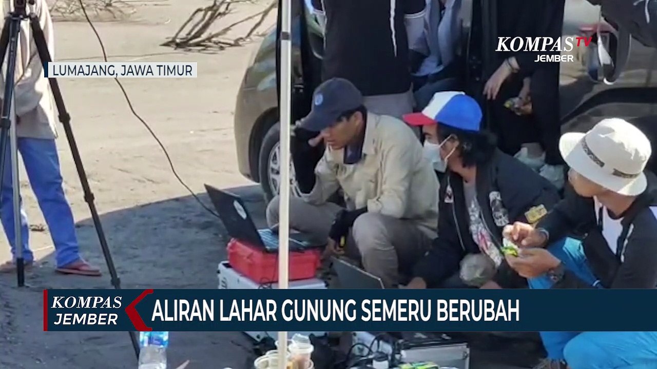 Aliran Lahar Gunung Semeru Berubah Setelah Erupsi