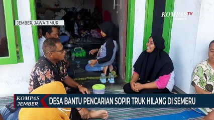 Pemerintah Desa Bantu Pencarian 2 Sopir Truk Asal Jember Hilang di Semeru