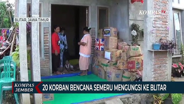 20 Korban Bencana Semeru Mengungsi ke Blitar