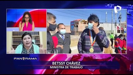 Ministra Chávez sobre aumento del sueldo mínimo: "es un tema que vamos a ver a inicios del 2022"
