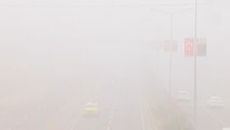 Diyarbakır'da etkili olan sis nedeniyle göz gözü görmüyor