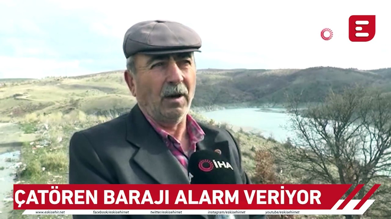 Çatören Barajı alarm veriyor