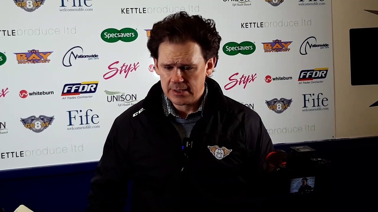 Fife Flyers coach Todd Dutiaume on fifth straight defeat video Dailymotion