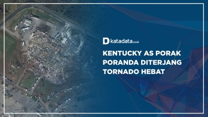 Kentucky AS Porak Poranda Diterjang Tornado Hebat | Katadata Indonesia