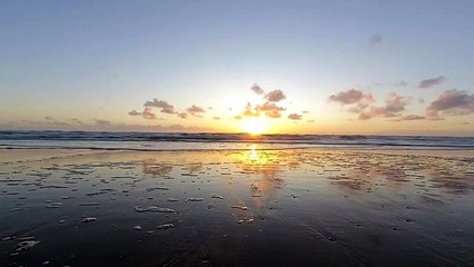 Beach Sunset Sundown for Relaxation with Balearic House Music Original sound of the ocean