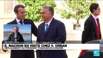 Emmanuel Macron en visite chez Viktor Orban, 