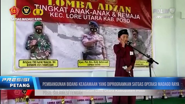 Satgas Ops Madago Raya Gelar Lomba Adzan
