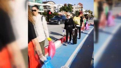 Antalya'da Ukraynalı kadının çevre sevgisi karşılık buldu