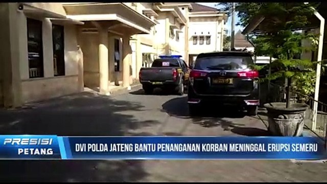 Tim DVI Polda Jawa Tengah Bantu Penanganan Korban Meninggal Akibat Erupsi Gunung Semeru