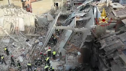 Siete personas fallecidas por una explosión de gas en Sicilia