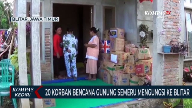 Khawatir Bencana Susulan, 20 Korban Gunung Semeru Mengungsi Ke Blitar