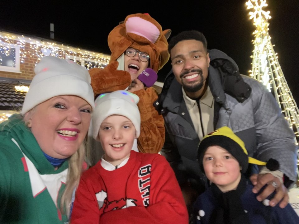 Diversity stars make secret visit to Heath and Reach to 'supersize' family's Christmas! (Video: KISS FM)