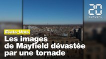 Tornade aux Etats-Unis: la ville de Mayfield dévastée