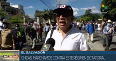 Sectores sociales salvadoreños se pronuncian contra régimen de Nayib Bukele