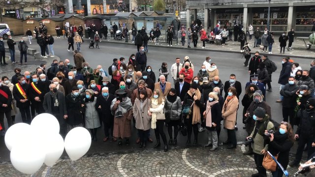 Liège rend hommage aux cinq victimes de Nordine Amrani