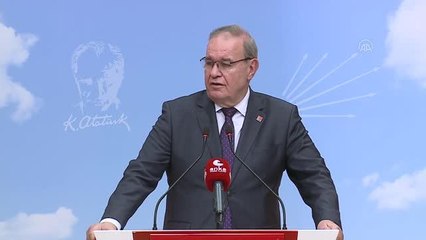 CHP Parti Sözcüsü Öztrak, basın mensuplarının sorularını yanıtladı