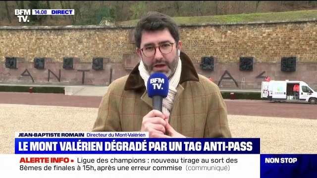 Le mont Valérien dégradé par un tag anti-pass: son directeur témoigne d'une immense tristesse