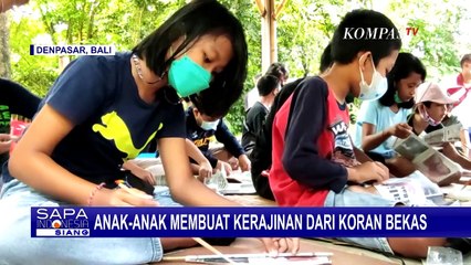 Asah Kreatifitas Anak Dengan Pelatihan Membuat Kerajinan dari Koran Bekas, Beginilah Prosesnya
