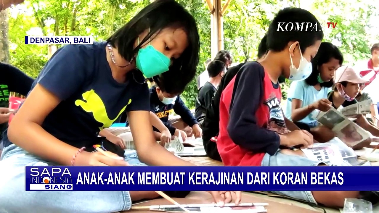 Asah Kreatifitas Anak Dengan Pelatihan Membuat Kerajinan dari Koran Bekas, Beginilah Prosesnya