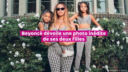 Beyoncé dévoile une photo inédite de ses deux filles