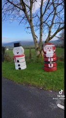Christmas display raising money for the Air Ambulance NI