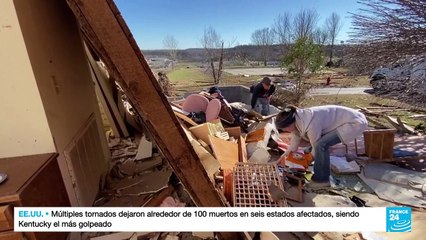 Estados Unidos: siguen labores de rescate en seis estados afectados por los tornados