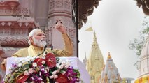 PM hits out at opposition, completes Kashi's dream project