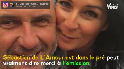 VOICI : Sébastien (ADP 16) : l'agriculteur pose complice avec le fils de sa compagne Karine