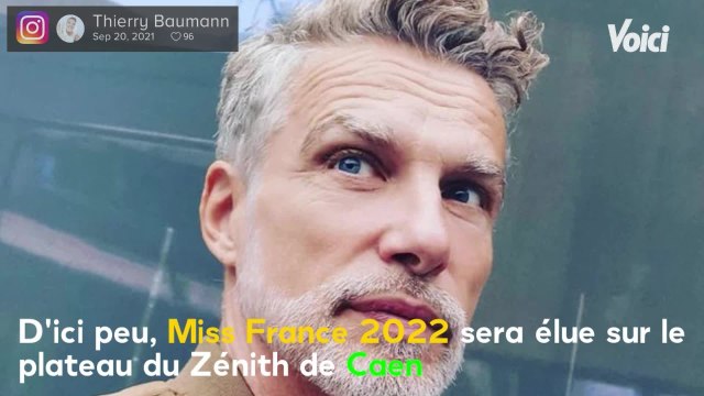 VOICI : Il faisait au moins 50 degrés : Thierry Baumann se souvient de ses premiers pas difficiles à l'animation du concours Miss France
