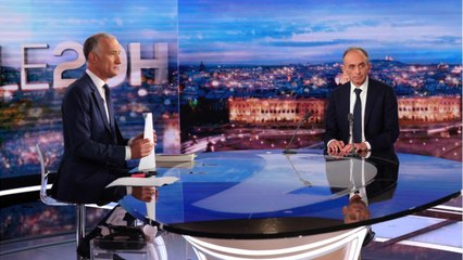 VOICI : Gilles Bouleau insulté par Eric Zemmour : ce qu'il lui aurait dit en sortant du plateau du 20h de TF1
