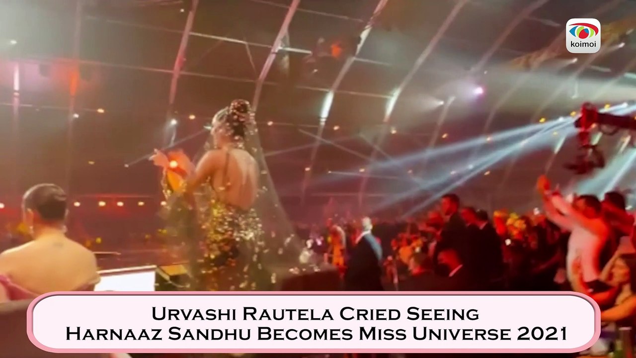 Urvashi Rautela Sheds Happy Tears As Harnaaz Sandhu Brings Miss Universe Honour Home After 21 Years