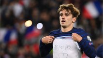 Voici - Attentats du 13 novembre : le bel hommage d'Antoine Griezmann à l'attention des victimes lors du match France-Kazakhstan