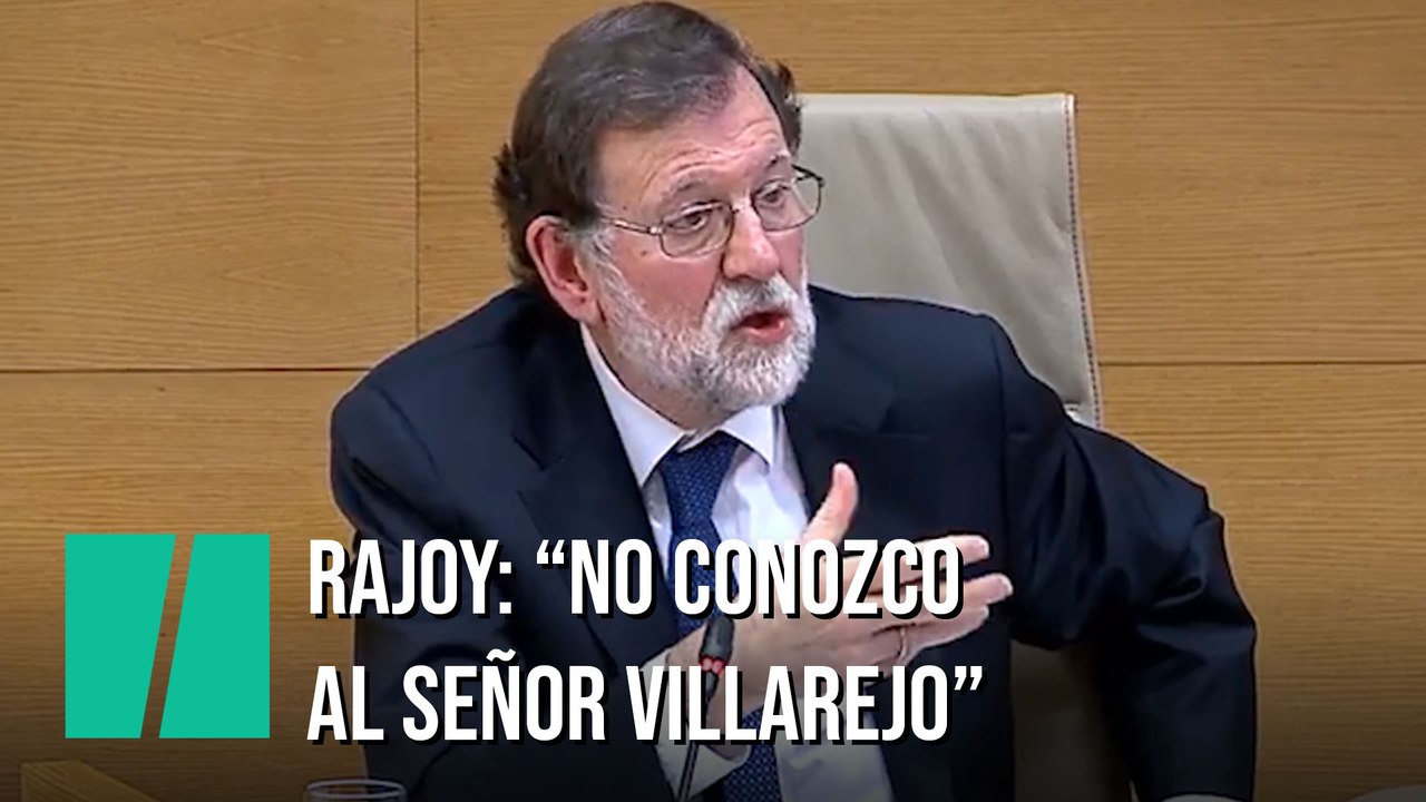 Rajoy: "No conozco al señor Villarejo"
