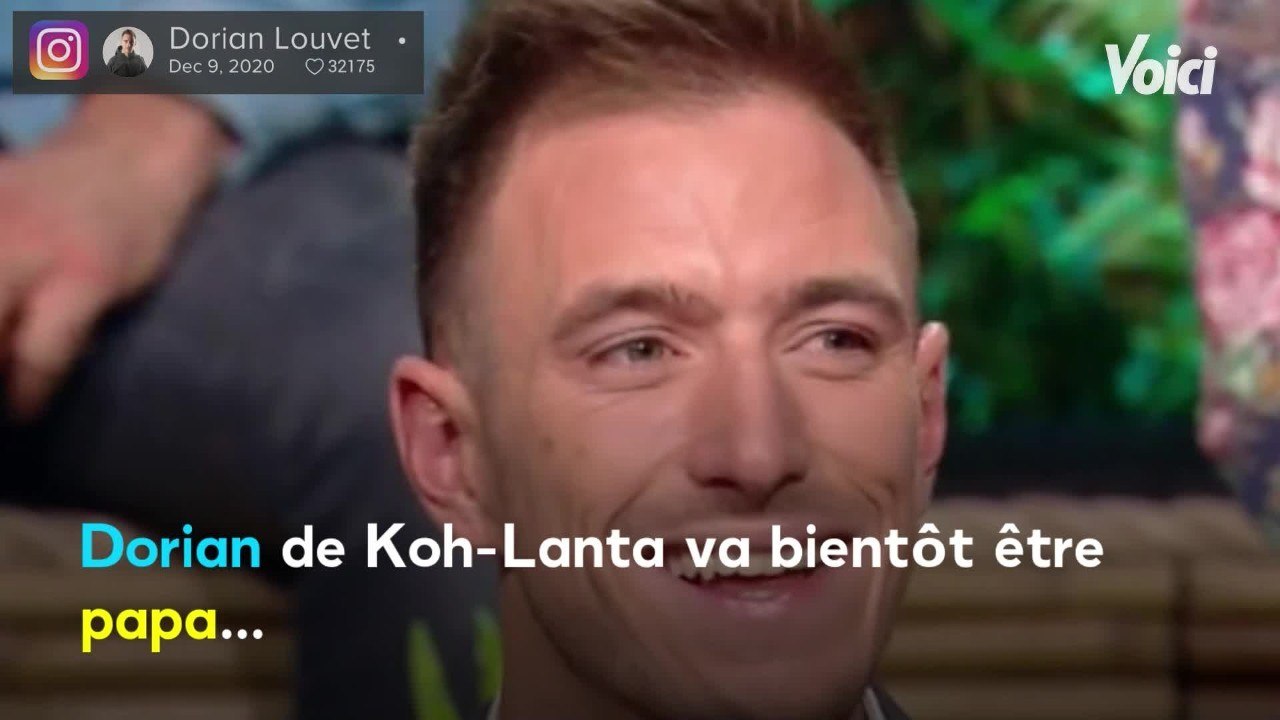 Voici - PHOTO Dorian (Koh-Lanta, Les 4 Terres) bientôt papa, il dévoile le sexe du futur bébé