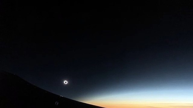 Total Solar Eclipse Seen From the Sky