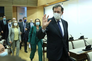 Rajoy, en la comisión de investigación sobre la operación 'Kitchen': "Preferiría estar tomando un café"