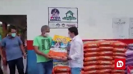 Repasse de ração para protetores chega a quase 12 toneladas