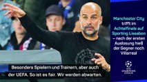 Guardiola über CL-Auslosung: “Fehler passieren”