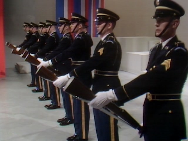 U.S. Army Drill Team - Precise Marching And Rifle Drill