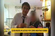 Joven universitario muere aplastado tras derrumbe en un cerro de Chosica