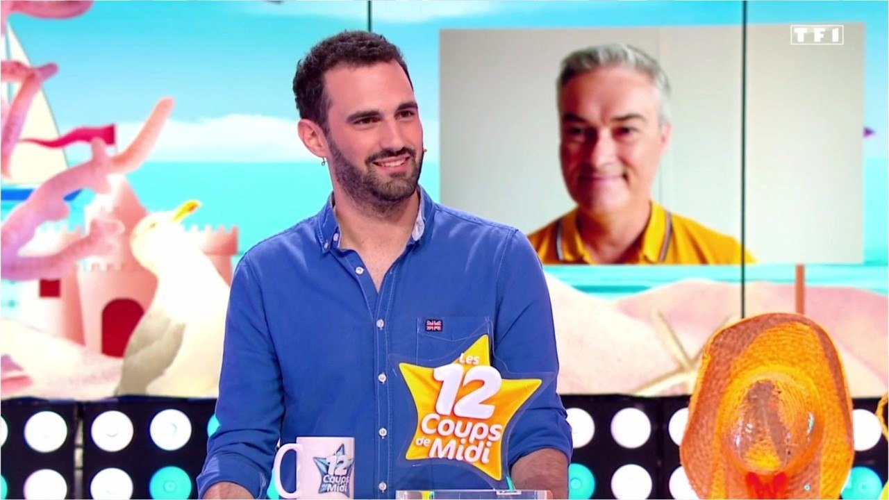 VOICI - Les 12 coups de midi : Bruno détrône Eric avec 199 victoires et devient le plus grand champion du jeu de TF1